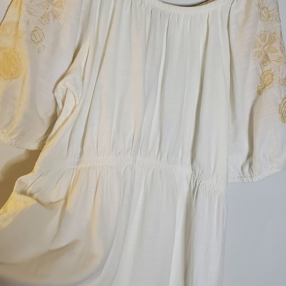 Knox Rose Off the shoulder white tiered midi dress Size XL Great condition - Picture 12 of 15